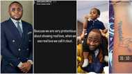 “When we see real love, we call it clout”: Ubi Franklin replies critics of his tattoo to honour Davido's son