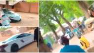 Nigerians react as exotic McLaren car worth N148 million is spotted in village in Kebbi, video goes viral