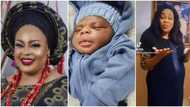 Iyabo Ojo, Femi Adebayo, others congratulate Sola Kosoko as she welcomes baby boy, shares dance video