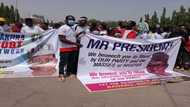 APC convention: Over 2,000 protesters march to Aso Rock over 'dangerous' plots by state governors