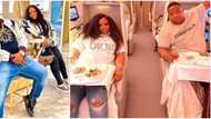 Cubana Chiefpriest and wife jet out to Dubai ahead of her birthday (photo)