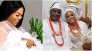 Mercy Aigbe's ex-hubby Lanre Gentry welcomes baby girl with new wife, thanks God for gift of his new marriage