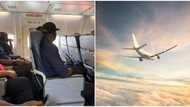 "Pls lend your voice": Man raises alarm as he exposes death trap he discovered on a Nigerian aeroplane