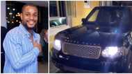 Good things come to those who wait - Alex Ekubo says as he receives Range Rover gift (video)