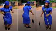 "Anambra people too sweet": Nigerian lady with small stature dances to Igbo song, video trends