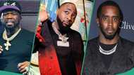 "50 Cent is funny": Davido trends online as he reacts to US rapper's saga with Diddy