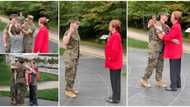 Social media reacts as US marine officer gets promoted to new rank by mum who served in the force for 22 years