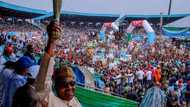 Zaben 2019 : Cinciridon dubun dubatar magoya baya sun tarbi Buhari a Benin (Hotuna)