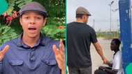 Man emotional as he finds his former secondary school seatmate in pitiable condition, prays for him