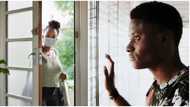 Nigerian woman deals with her husband, locks him up inside house, leaves with key