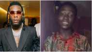 I've been wearing same shirt since Burna Boy pushed me off stage, young man cries out, seeks singer's help