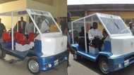 It does not need fuel: Lecturer builds electric car, test-drives it in video at Federal Polytechnic Nekede