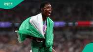 Outrage as old Nigerian anthem is played during Tobi Amusan’s gold medal presentation
