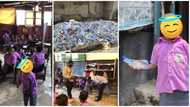 "I visited this school": Lagos primary school where pupils pay school fees with plastic bottles goes viral