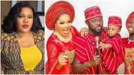Toyin Abraham shows off adorable son in stunning family photo online