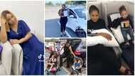 “Where Is the Father?” Pregnant Lady Who Moved to UK With Her Kid Shows off New Look, People React