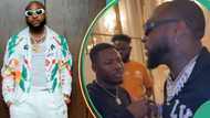 Davido's strange handshake in video sparks cultism claims, Isreal DMW reacts: "Mind your business"