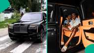 Victor Osimhen spotted cruising his ₦900m Rolls-Royce in Lagos amid Napoli transfer drama