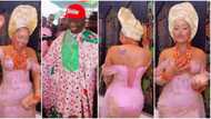 “Senator wife”: Regina Daniels dresses up like new bride to officially celebrate Ned Nwoko winning election