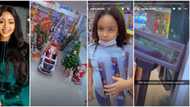 Regina Daniels splurges N800k on stepchildren as they go Christmas shopping, shares receipt online