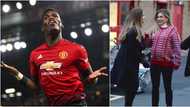 Pogba's pregnant fiancee spotted at Old Trafford in Man United's win over Bournemouth