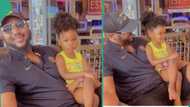 "She is like side chick": Nigerian mother laments as her baby takes over husband, sits on his legs