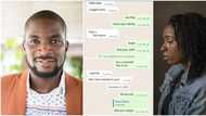 "Why should you?" Nigerian lady leaks WhatsApp chats of married man who denied his wife, shocks many