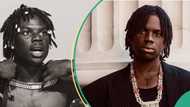 "Just stick to music": Rema plays football, struggles to score an open net goal, fans disappointed