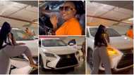 “She's shaking what bought it”: Actress Luchy Donalds shakes backside while hailing Nuella Njubigbo’s jeep