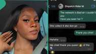 "My dispatch rider fell in love": Nigerian lady releases unexpected WhatsApp messages she got