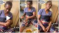 "The girl sabi cook": Satisfied Nigerian mum hypes daughter after eating her food, rewards her in lovely video