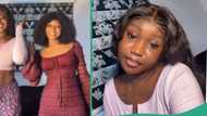 "But you people look alike sha": Nigerians confused as lady shows off her fine housemaid in video