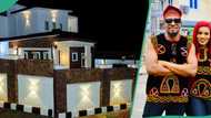 “It's huge”: Actor Jnr Pope and wife build luxury mansion in Asaba, fans gush over impressive photos