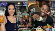 YouTube influencers escape death after car crashes through restaurant window as they shoot food clip