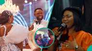 COZA's Fatoyinbo, wife dance with Obasanjo, Mercy Chinwo at anniversary bash, Enenche, others attend