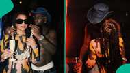 Burna Boy, Chloe Bailey go clubbing in Lagos, she rocks singer’s Odogwu diamond chain: “Sis is gone”