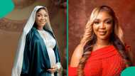 Actress Ekene Umenwa welcomes 1st child, honours Mother Mary in sweet video: “She’s a true devotee”