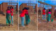 "Which one will be my room?" Lady takes her grandma to the site of big house she is building, video goes viral