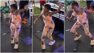 "Amapiano to the world": Confident girl in pink jumpsuit dances in front of DJ, video goes viral on Instagram