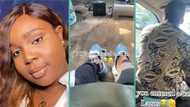 "Things dey happen for this Lagos": Lady who entered public bus leaks video of driver's unusual seat