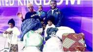 "This one na see you in next life": Nigerian man carries many luggage, relocates to UK with wife & 3 kids
