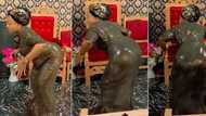"For inside church?" Curvy female pastor shakes her waist at the altar, video causes buzz