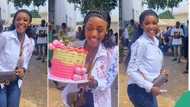 “All that glitters is not Gold”: People react as man celebrates girlfriend's graduation in style