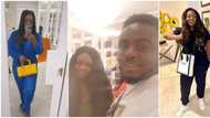 Jackie Appiah hosts Mr Beautiful, other actors in her mansion, he says powerful prayer for her (video)