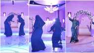 "It's the height for me": Tall Muslim lady in heels & friend steal show at wedding with sweet dance steps