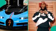Burna Boy’s N9bn Bugatti gets stuck on the road, video sparks reactions