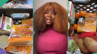 "Tell me why I won't go to church": Nigerian lady displays gifts she got from church in Canada