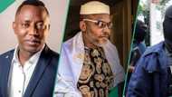 Nnamdi Kanu's trial: Sowore struggles with DSS operatives at Supreme Court, video emerges