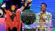 Massive turnout at Pastor Jerry Eze's NSPPD Lagos conference, Mercy Chinwo sings, Mercy Eke spotted