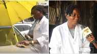 "I wanted to do something unique": Nigerian lady who works as windshield repairer opens up in viral video